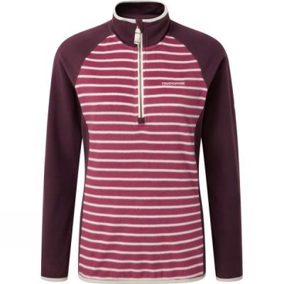 Craghoppers Tille Half Zip - Női Fleece - Rózsaszín (Magyarország MFS417068)